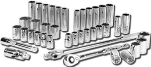 Ultimate Performance Tool 1/2 Inch Drive Socket Set | Chrome Vanadium Steel | 72 Gear Teeth Ratchet | Standard/ Metric | Set Of 40 Ultimate Performance Tool 1/2 Inch Drive Socket Set | Chrome Vanadium Steel | 72 Gear Teeth Ratchet | Standard/ Metric | Set Of 40