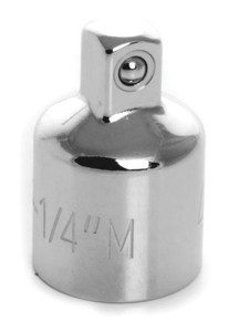 Superior Chrome Vanadium Socket Adapter | 3/8" Female x 1/4" Male | Chrome Plated | Durable & Corrosion Resistant Superior Chrome Vanadium Socket Adapter | 3/8" Female x 1/4" Male | Chrome Plated | Durable & Corrosion Resistant