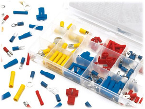 Enhance Your Electrical Work with Performance Tool Wire Terminal End Kit | 160-Piece Assortment in Convenient Case
