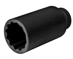 Heavy Duty 32mm 1/2 Inch Drive Socket for Axle Nut | Chrome Moly Steel, Metric, 12 Point