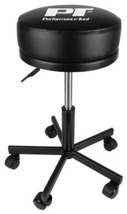 Performance Tool Pneumatic Rolling Shop Stool | Adjustable Height, Wide Frame, Swivel Wheels Performance Tool Pneumatic Rolling Shop Stool | Adjustable Height, Wide Frame, Swivel Wheels