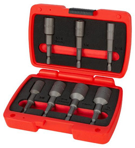 Advanced Chrome Steel Nut Driver Set | Gripping Edges | 7 pcs