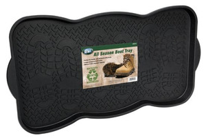 Ultimate Black Plastic Boot Tray | Holds 3 Pairs! | 100% Recycled | Quality Guarantee