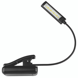 Ultra Bright Clamp-On Work Light | Flexible Neck, 200+ Lumens, 3hr Runtime | For Reading/Attaching To Any Surface | Rechargeable Lithium Battery