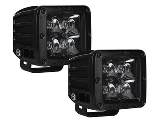 Powerful Rigid Dually Midnight Edition 3 Inch LED Driving Lights | Spot Beam | Set Of 2 Lights for Off-Road Use Powerful Rigid Dually Midnight Edition 3 Inch LED Driving Lights | Spot Beam | Set Of 2 Lights for Off-Road Use