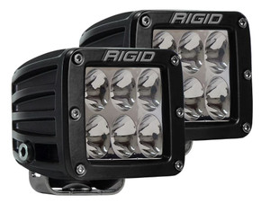 Rigid D2-Series (Dually) LED Driving Lights | 6 LED 44 Watt | Unbreakable Lens | Off-Road Only