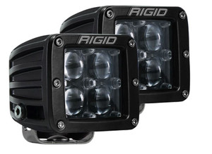 Rigid LED Driving/ Fog Lights | D2-Series (Dually) | Specter-Hyperspot Beam | Set Of 2 Lights | Unbreakable Lens | Off-Road Beast!