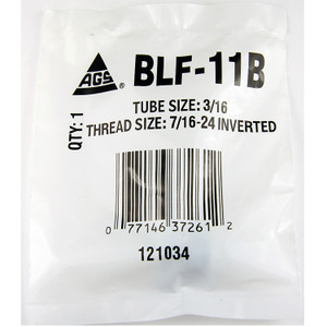 Durable Steel 3/16 Tube End Fitting Nut | For Domestic Adapter Break Lines Durable Steel 3/16 Tube End Fitting Nut | For Domestic Adapter Break Lines
