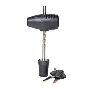 Reese Trailer Coupler Lock | Towpower Adjustable Clamp Style | 360° Rotating Head | Yellow Barbell Design Reese Trailer Coupler Lock | Towpower Adjustable Clamp Style | 360° Rotating Head | Yellow Barbell Design