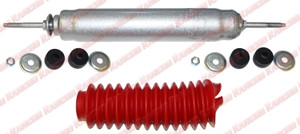 Ultimate Wheel Shimmy Eliminator | White Single Steering Stabilizer | For Oversized Wheels | Twin Tube Cellular Gas Design | Fits OE Locations