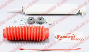 Rancho RS5000X Shock Absorber | Gas Charged, Progressive Valving, Nitro-Carburized Rod | With Shock Boots, Limited Lifetime Warranty Rancho RS5000X Shock Absorber | Gas Charged, Progressive Valving, Nitro-Carburized Rod | With Shock Boots, Limited Lifetime Warranty