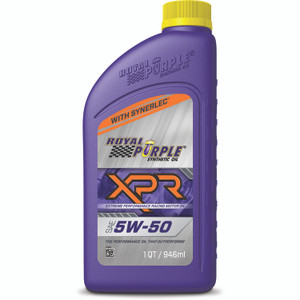 Royal Purple XPR SAE 5W50 Oil Quart | High Performance Racing Engine Synthetic Oil