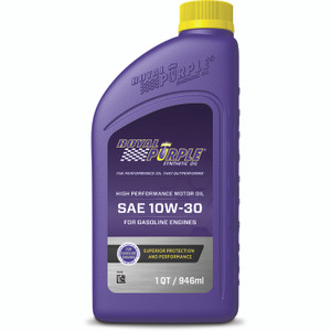 Enhance Your Engine with Royal Purple Synthetic Oil | SAE 10W30, Tough & Long-Lasting | 1 Quart Bottle Enhance Your Engine with Royal Purple Synthetic Oil | SAE 10W30, Tough & Long-Lasting | 1 Quart Bottle