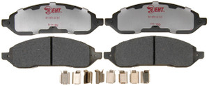 Raybestos Brakes Brake Pad EHT1022H Element3; OE Replacement; Hybrid Technology; Includes Mounting Hardware