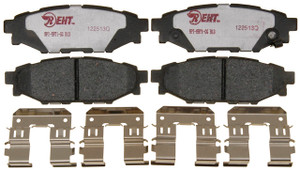 Raybestos Element3 Brake Pads | Premium Hybrid Technology | OE Replacement Set of 4