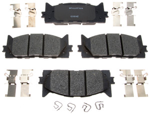 Raybestos Brakes Brake Pads | Ceramic D1222 Fitment for Lexus ES350, ES300h, Toyota Avalon, Camry| Premium OE Replacement