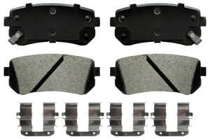 Raybestos Brakes Brake Pad MGD1829CH R-Line; OE Replacement; Ceramic; With Hardware