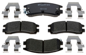 Raybestos R-Line Ceramic Brake Pads | D714 | Set of 4 | OE Replacement