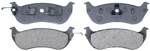 Semi-Metallic Brake Pads | Fits 1996-2002 Lincoln Town Car | OE Replacement | Safe & Durable