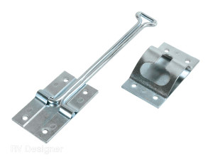 Secure Your RV Doors! T-Style Door Catch, Zinc, 6 Inch Length | Easy Install, Lifetime Warranty Secure Your RV Doors! T-Style Door Catch, Zinc, 6 Inch Length | Easy Install, Lifetime Warranty