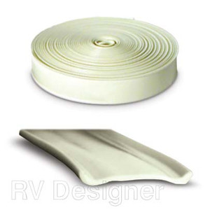 Flexible Colonial White Trim Molding Insert | Used Around Doors & Windows | 1 Inch x 25 Feet