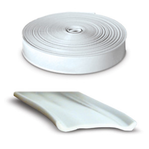 Heavy Duty White Vinyl Trim Molding Insert | Protects Screws, Durable & Flexible Heavy Duty White Vinyl Trim Molding Insert | Protects Screws, Durable & Flexible