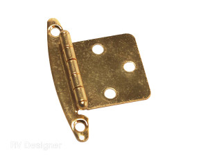 Easy Install RV Designer Brass Door Hinge Set | Metal Free Swing, Fasteners, Recreational Use, Limited Lifetime Warranty Easy Install RV Designer Brass Door Hinge Set | Metal Free Swing, Fasteners, Recreational Use, Limited Lifetime Warranty