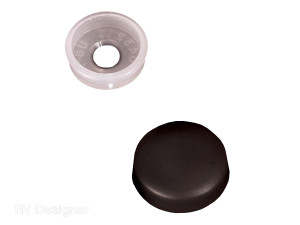 Enhance Screws with RV Designer Snap Over Screw Covers | Set of 14 | Black Enhance Screws with RV Designer Snap Over Screw Covers | Set of 14 | Black