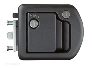 Upgrade to True Deadbolt Function | Black Powder Coated Door Latch for RVs | Fits 1.39-1.78" Doors Upgrade to True Deadbolt Function | Black Powder Coated Door Latch for RVs | Fits 1.39-1.78" Doors