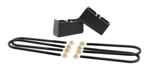 Ultimate Rake Restorer|ReadyLIFT Leaf Spring Block Kit for Chevy GMC 1999-2019|3 Inch Cast Iron Blocks and Hardware