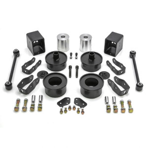 Fits 2018-2023 Jeep Wrangler JL ReadyLIFT Lift Kit Suspension 69-6825 SST Series; 2-1/2 Inch Front Lift; 2 Inch Rear Lift; Black Components