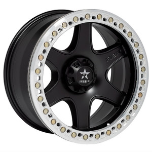 RBP 50R Cobra Wheel | 17x9 -12 Offset | Gloss Black| 1 Piece Cast Aluminum | TPMS Compatible | 40" Max Tire Diameter