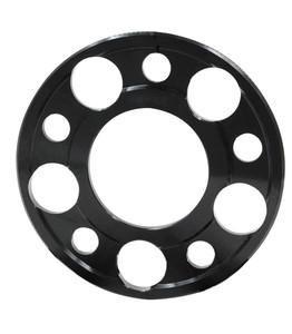 Coyote Wheel Spacers | 5x112mm/5x4.40in | 0.20in Thick | Black Aluminum | Hub Centric | Easy Install