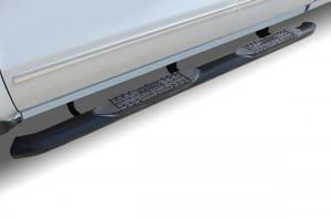 Upgrade Your Ride | Raptor Series 4" Nerf Bars | Fit 2015-2023 Ford F-150,F-350,F-250 | Step Pads, Black Steel, Rocker Panel Mount