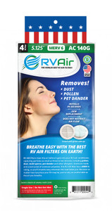 Efficient RV Air Conditioner Filter | MERV 6 Rating | Removes Dust/Pollen | Easy to Install