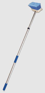 Ultra Durable 8 Inch Car Wash Brush | Adjustable 3-6 Ft Telescoping Handle | High Density Bristles | Non-Slip Grip