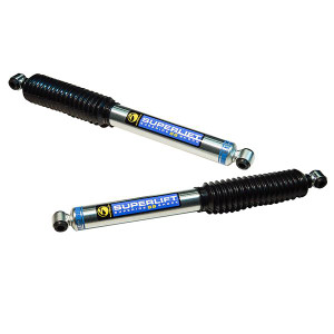 Enhance Steering Stability with Superlift Bilstein Dual Stainless Steel Stabilizer Set | 5100 Series Cylinders | Easy Install & Lifetime Warranty! Enhance Steering Stability with Superlift Bilstein Dual Stainless Steel Stabilizer Set | 5100 Series Cylinders | Easy Install & Lifetime Warranty!