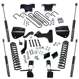Superlift Lift Kit Suspension K167 Superide; 6 Inch Front Lift; 6 Inch Rear Lift; With Front And Rear Superlift Shock Absorbers In Kit; Black Components/Black Shock Absorbers