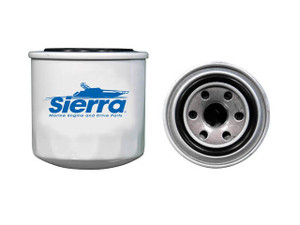 High-Efficiency Marine Oil Filter | Anti-Drain Back Valve | Premium White Canister | Sierra Logo High-Efficiency Marine Oil Filter | Anti-Drain Back Valve | Premium White Canister | Sierra Logo