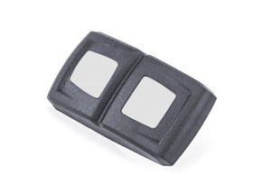 Sierra Marine Contura XIV Actuator | Black Rocker Replacement | 2 Lens | LED Illumination