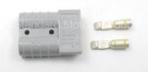 Standard Motor Plug Wires Battery Connector SST309 Safe-Mate; Silver Plated Copper Contacts With Yellow Rings; 50 Amp; 10 - 12 Gauge; Gray Standard Motor Plug Wires Battery Connector SST309 Safe-Mate; Silver Plated Copper Contacts With Yellow Rings; 50 Amp; 10 - 12 Gauge; Gray