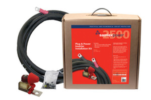 Heavy Duty 2/0 AWG Power Inverter Installation Kit | Two 10ft Cables, 300A Fuse, Tie Wraps, Clamps, Screws Heavy Duty 2/0 AWG Power Inverter Installation Kit | Two 10ft Cables, 300A Fuse, Tie Wraps, Clamps, Screws