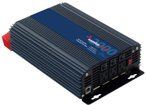 Samlex America SAM Series Power Inverter | 2000W 12V DC to 115V AC | Compact Design, 90% Efficiency, Remote On/Off, Protection Circuits