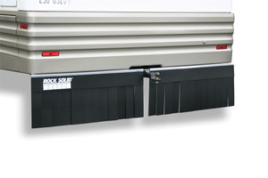 Rock Solid Towed Vehicle Shield | 48x16 | Durable TPR | Protects From Road Debris | Mounts Permanently | Black