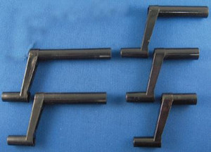 Reliable Black Plastic Roof Vent Crank Handle | For RV & Mobile Home Windows