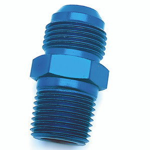 High Performance -6AN to 1/4 NPTF Adapter Fitting | Lightweight Aluminum | Blue Anodized | Reusable | Made in U.S.A
