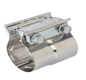 SpeedFX Stainless Steel Exhaust Clamp | Fits 2.5-2.625 Inch Pipes | Tough Finish | Easy Install SpeedFX Stainless Steel Exhaust Clamp | Fits 2.5-2.625 Inch Pipes | Tough Finish | Easy Install