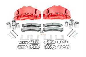 Upgrade Your Ford Super Duty Brakes! | 8 Piston Red Caliper with Pads