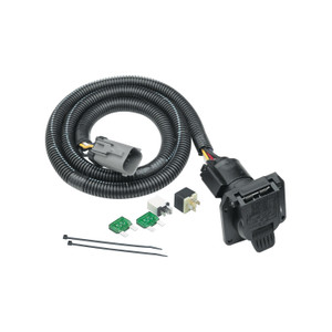 Tekonsha 7-Way Round Wiring Connector | Upgrade to 6 or 7 Way in Seconds | Fit Ford F-Series Super Duty