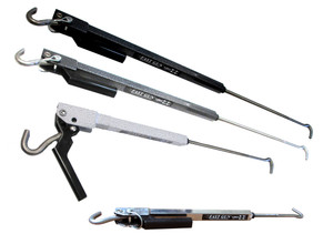 FastGun Turnbuckle Set of 2 | Spring Loaded Hook | 25-43 Inch Reach | Quick Disconnect Handle | Lockable